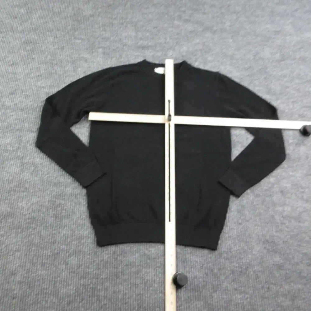 Legend Sweater Mens M Black Pullover Coast Sweatshirt Collarless Regular Fit NWT